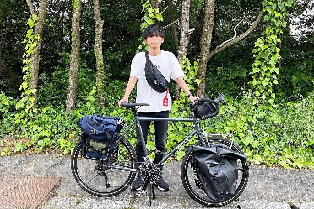 インスリン注射しながら自転車日本一周の旅をスタート
